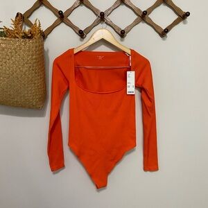 Urban Outfitters Orange Bodysuit